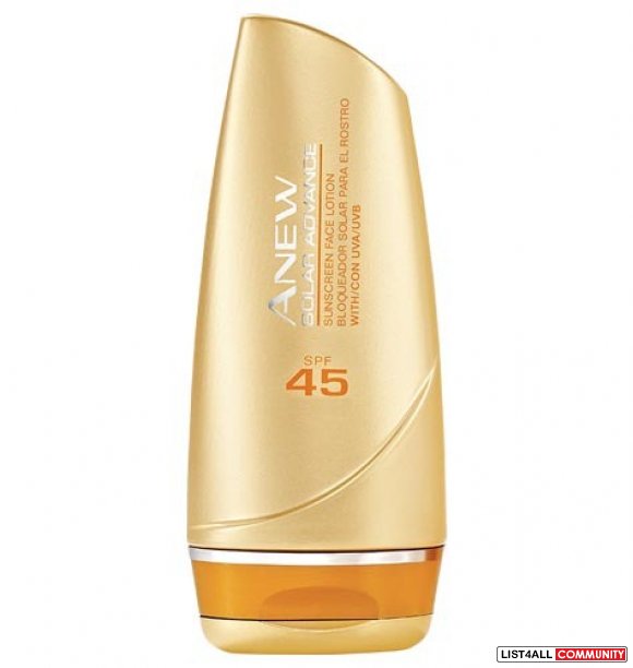Avon: ANEW solar advance sunscreen face lotion