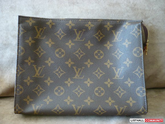 Authentic and Rare Louis Vuitton Cosmetic Bag Mint condition never use :: designerbags1971 ...