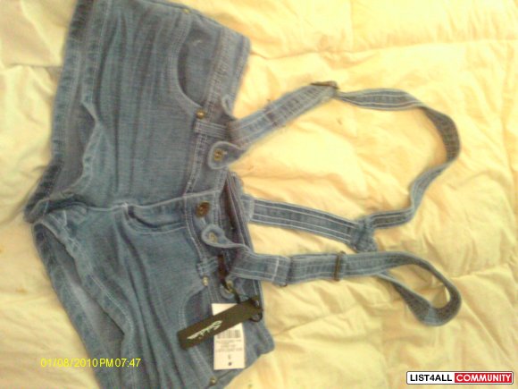 bnwt overall type shorts