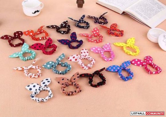 Polka dot hair band