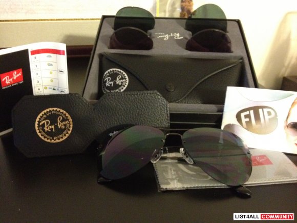 ray ban tech flip out