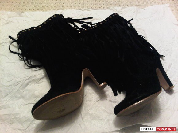 aldo fringe boots