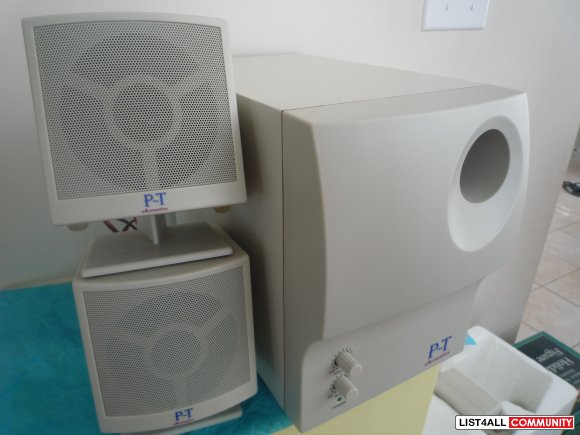 P~T Acoustics PT302/2.1 New Speakers