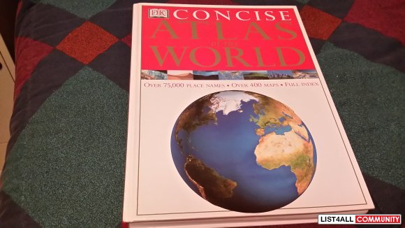 Concise Atlas of the World DK book copyright 2001