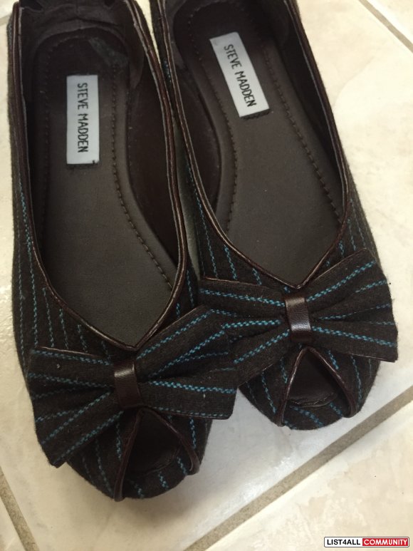 steve madden cap toe flats