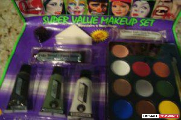 Halloween makeup kits  $ 5 each