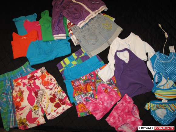 girls 12 month clothing lot whole summer wardrobe