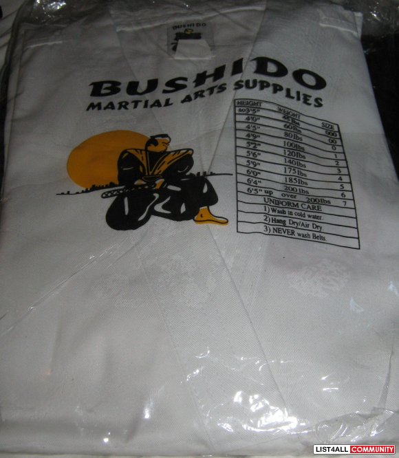 Bushido Karate Uniform size 2 fashionablebbw List4All