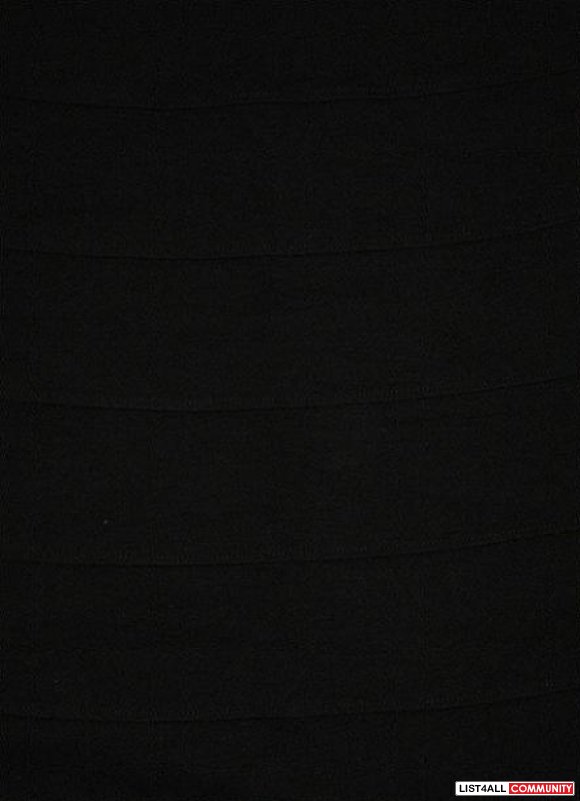 Black Bandage Skirt - Sz M