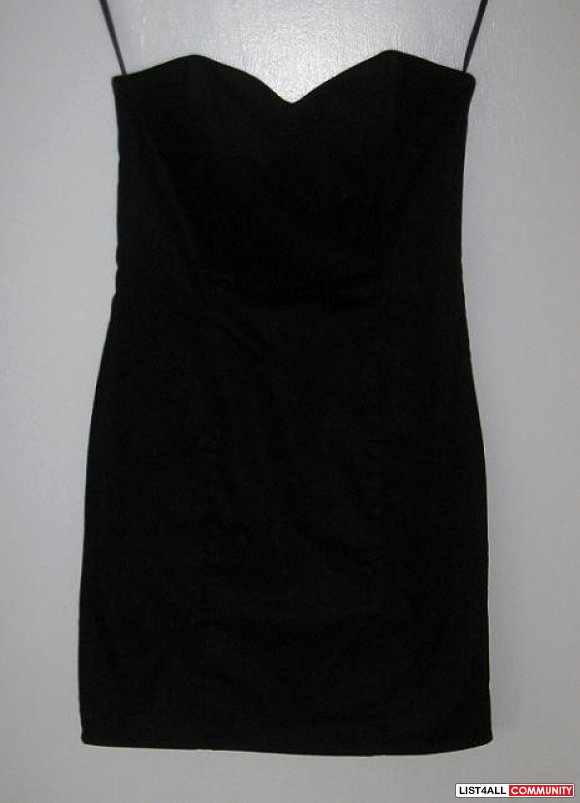 Black Strapless Dress - Sz 6