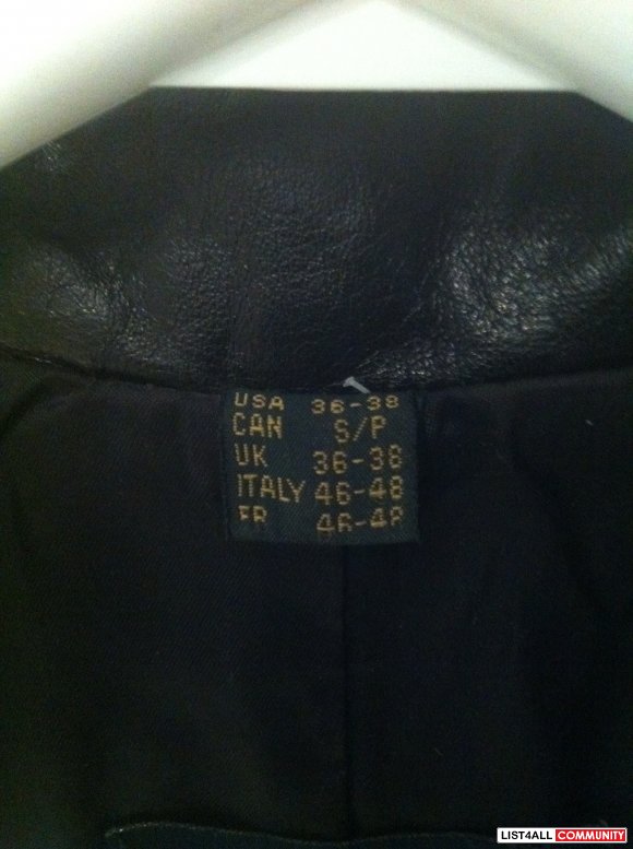 Small Danier leather jacket $65