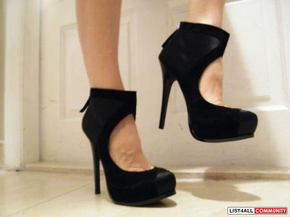 bebe shoes black
