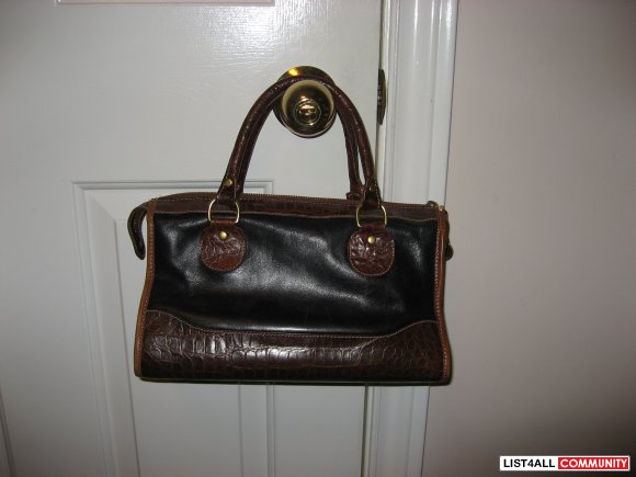 brahmin two tone purse