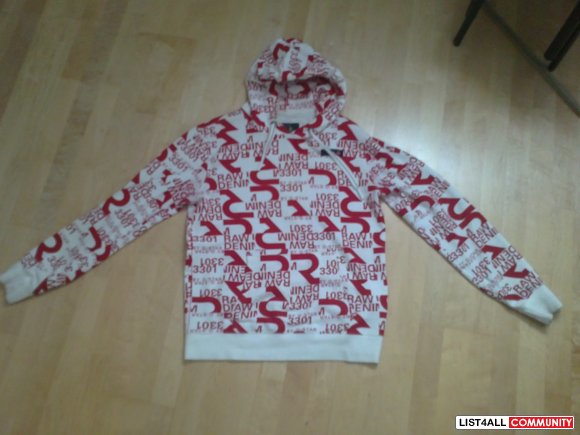 Selling Red/white G-star Hoodie