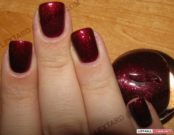 Sephora Glittering Nail Polish - Red Ruby