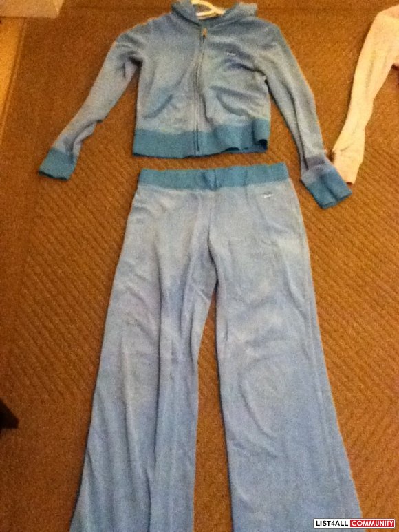 xs velour tracksuit