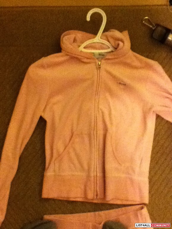 xs velour tracksuit