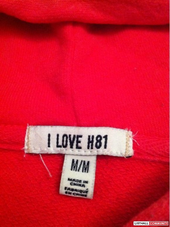 XXI-I love 81 size M hoodie