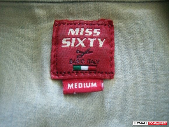 Miss Sixty Short  Denim Dress