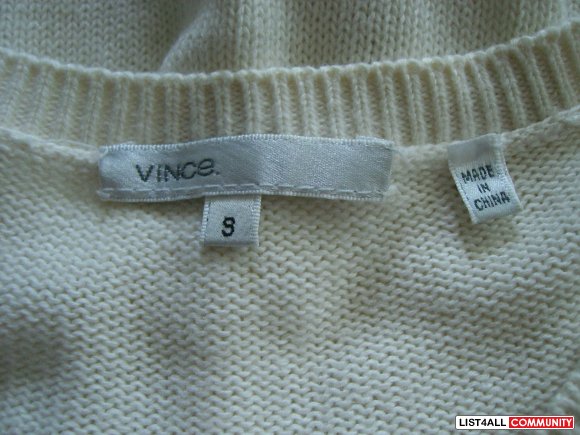 Vince Cream Cardigan / Sweater