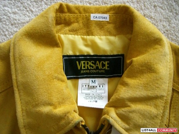 Men's Versace Suade Jacket