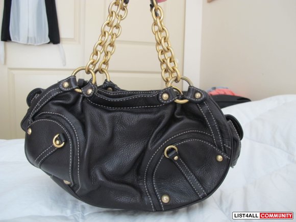 Black Juicy Leather Bag