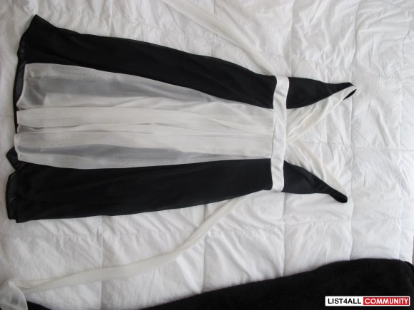 Black and White Dress Size Small