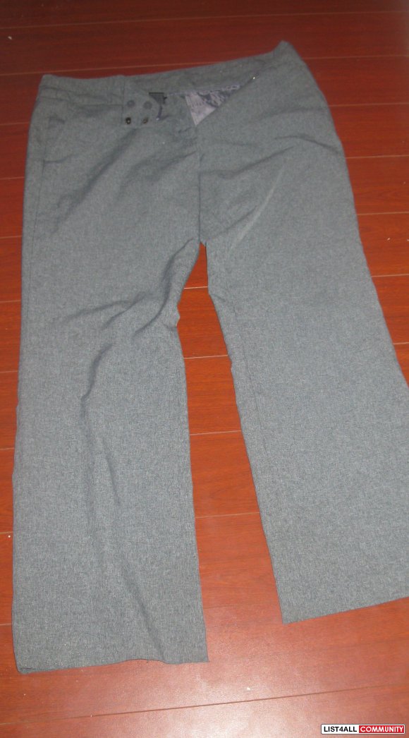 grey dress pants size 15/16