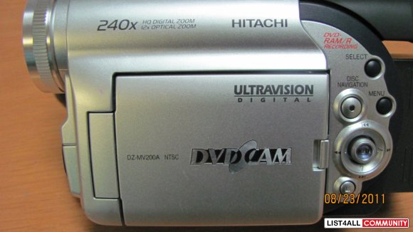 Hitachi Dvd Cam Ultravision Digital