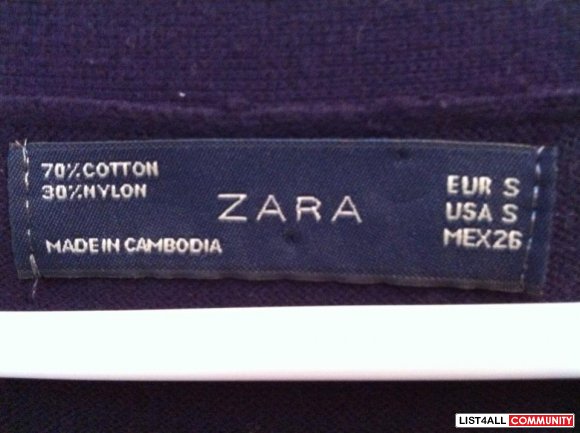 100% NEW Zara black Cardigan